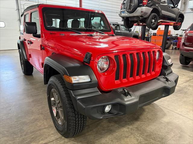 used 2022 Jeep Wrangler Unlimited car, priced at $26,554