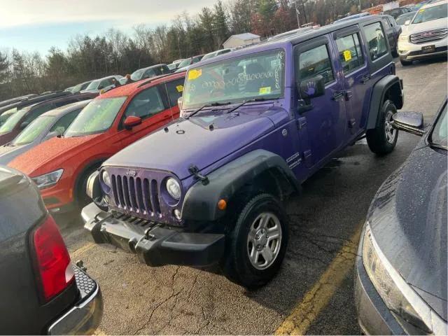 used 2017 Jeep Wrangler Unlimited car, priced at $18,604