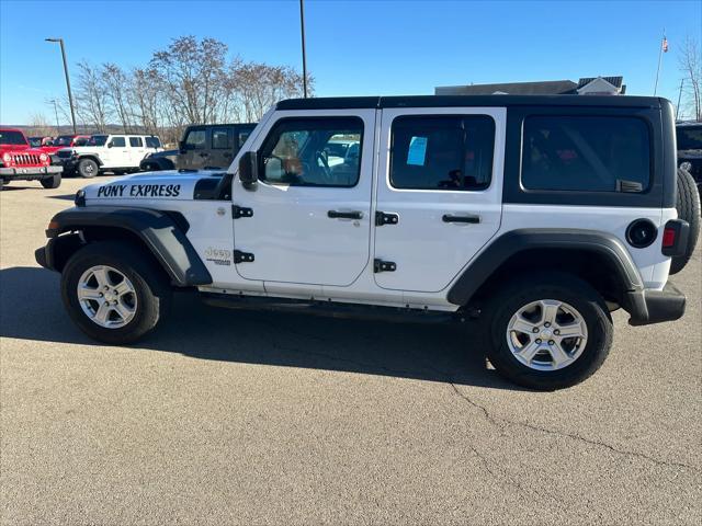 used 2021 Jeep Wrangler Unlimited car, priced at $35,228