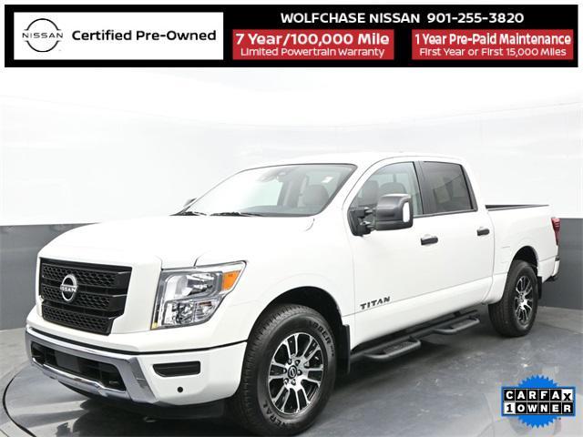 used 2024 Nissan Titan car, priced at $45,450
