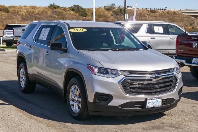 used 2021 Chevrolet Traverse car, priced at $23,985