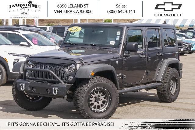 used 2017 Jeep Wrangler Unlimited car, priced at $23,283