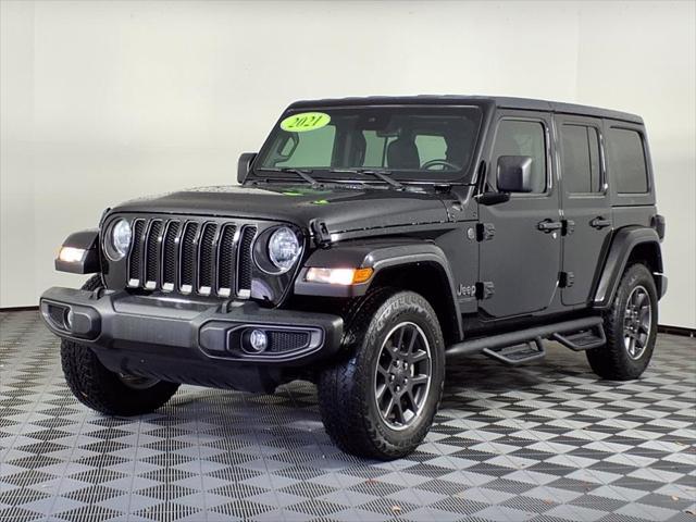 used 2021 Jeep Wrangler Unlimited car, priced at $31,498
