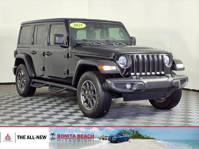used 2021 Jeep Wrangler Unlimited car, priced at $31,998
