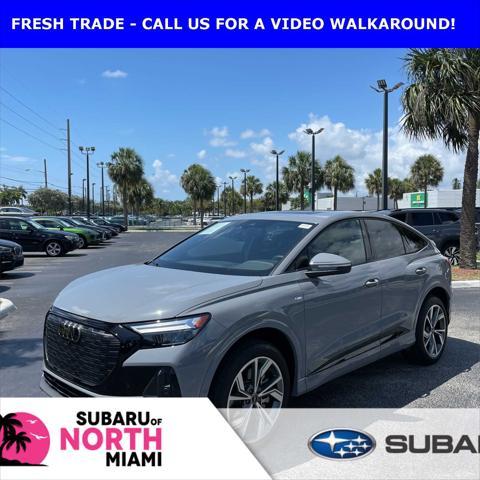 used 2024 Audi Q4 e-tron car, priced at $38,995