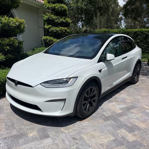 used 2022 Tesla Model X car, priced at $50,495
