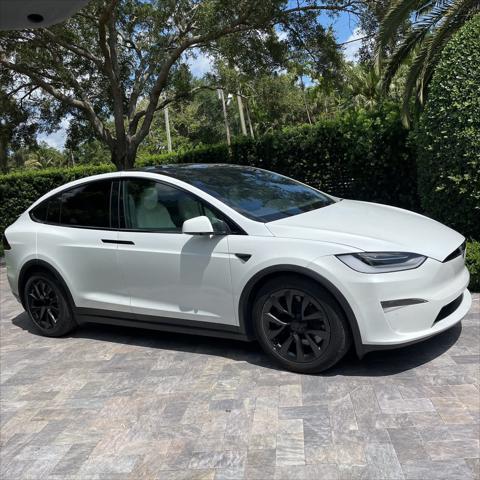 used 2022 Tesla Model X car, priced at $50,495