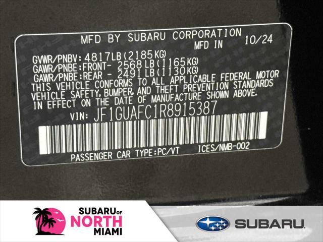 used 2024 Subaru Impreza car, priced at $22,487