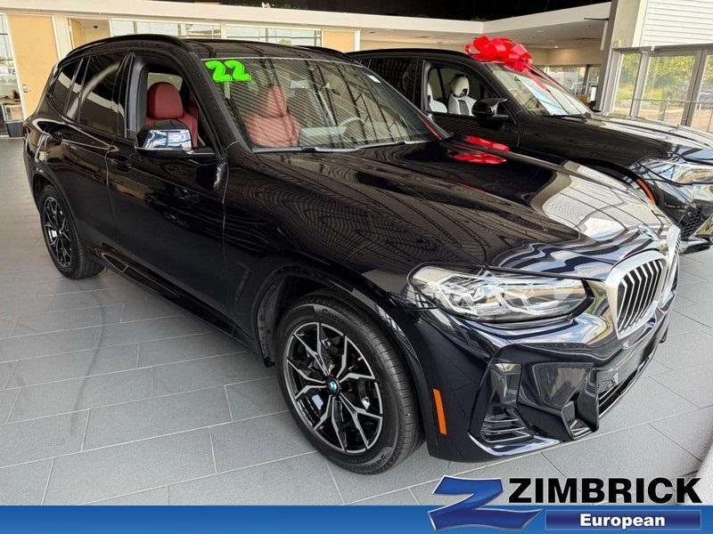used 2022 BMW X3 car, priced at $38,990