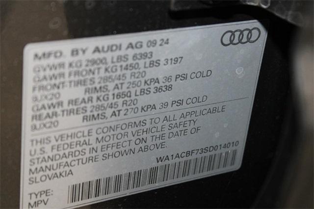 new 2025 Audi Q7 car, priced at $66,350