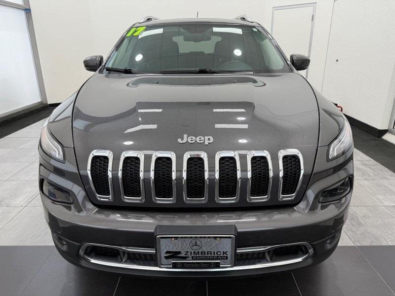 used 2017 Jeep Cherokee car, priced at $17,490