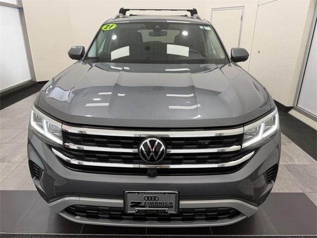 used 2021 Volkswagen Atlas car, priced at $29,798