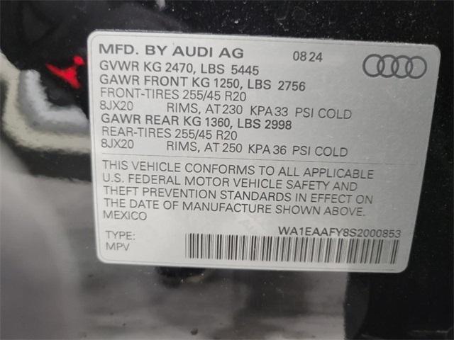 new 2025 Audi Q5 car, priced at $59,250