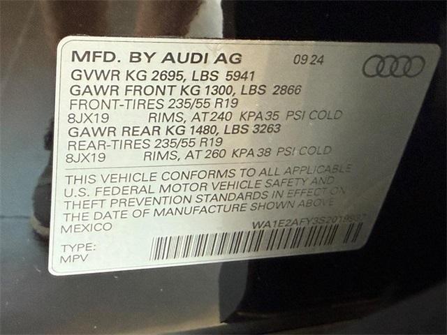 new 2025 Audi Q5 car, priced at $66,660