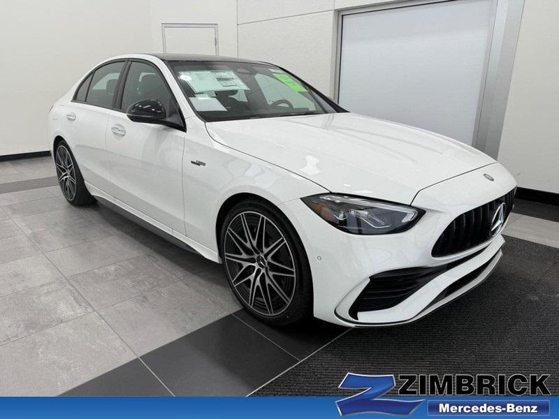 new 2025 Mercedes-Benz AMG C 43 car, priced at $67,885