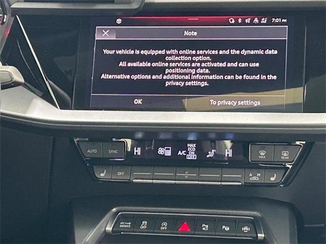 new 2025 Audi A3 car, priced at $43,740