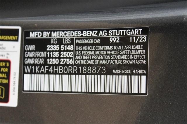 new 2024 Mercedes-Benz C-Class car, priced at $61,630