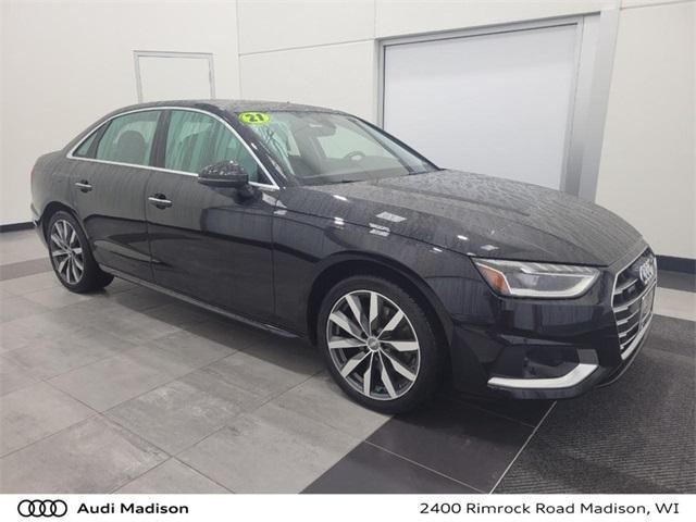 used 2021 Audi A4 car, priced at $25,900