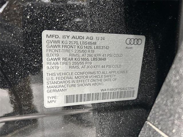 new 2025 Audi Q6 e-tron car, priced at $71,765