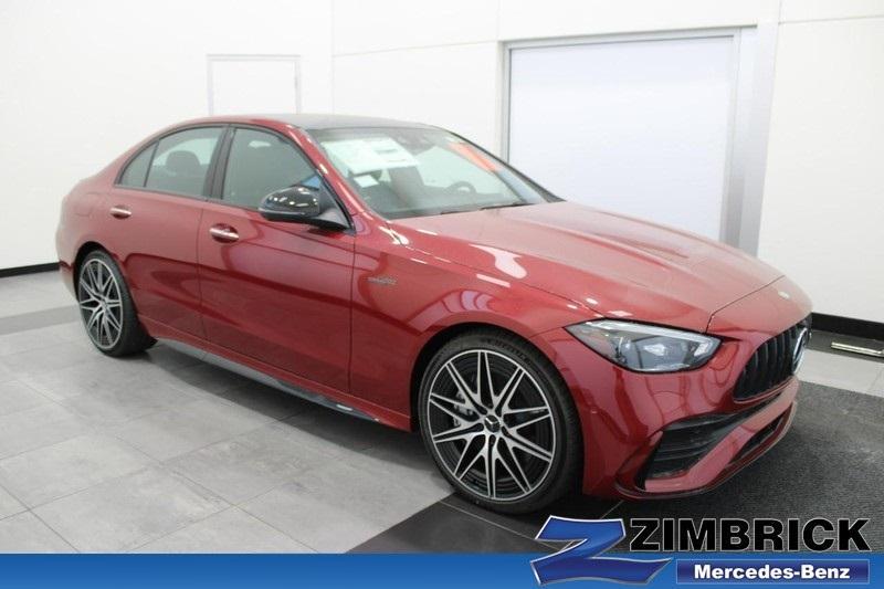 new 2024 Mercedes-Benz AMG C 43 car, priced at $76,950