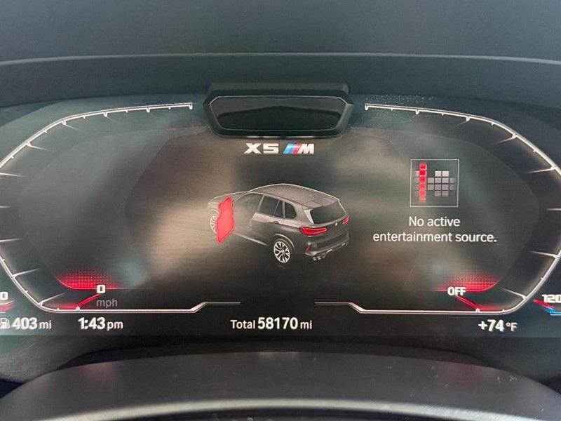 used 2023 BMW X5 M car, priced at $78,990