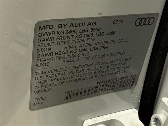 new 2025 Audi Q5 car, priced at $58,245