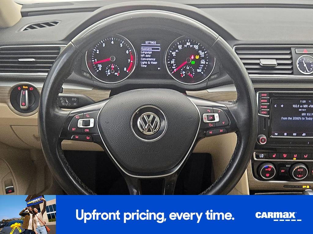 used 2017 Volkswagen Passat car, priced at $14,998