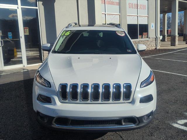 used 2016 Jeep Cherokee car, priced at $14,400