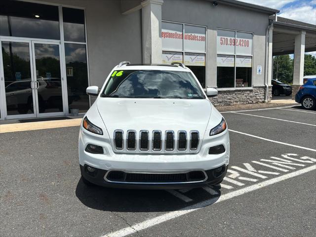 used 2016 Jeep Cherokee car, priced at $16,900