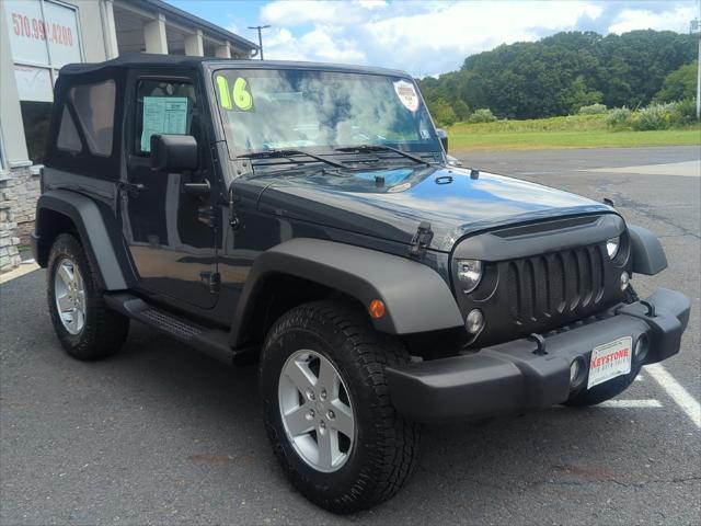 used 2016 Jeep Wrangler car, priced at $16,500