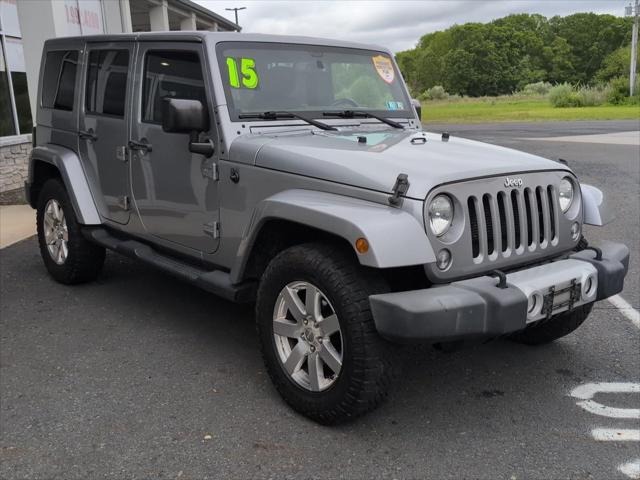 used 2015 Jeep Wrangler Unlimited car, priced at $18,500