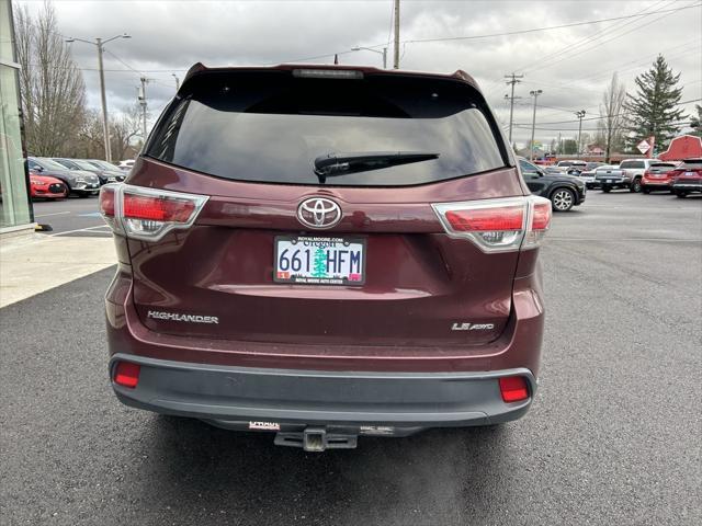 used 2015 Toyota Highlander car, priced at $18,999