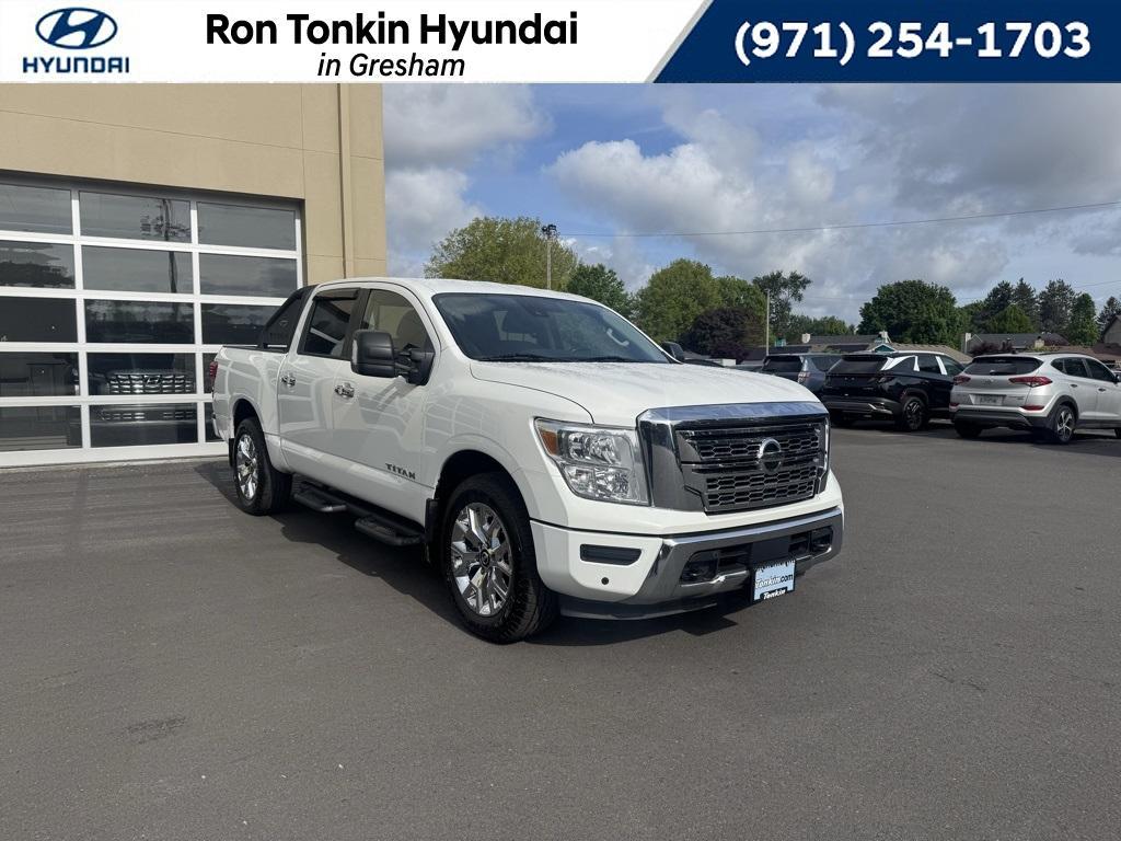 used 2022 Nissan Titan car, priced at $28,400