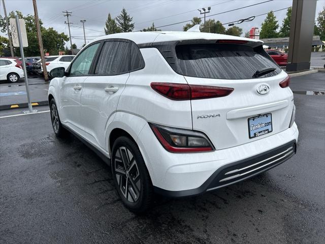 used 2022 Hyundai Kona EV car, priced at $22,998