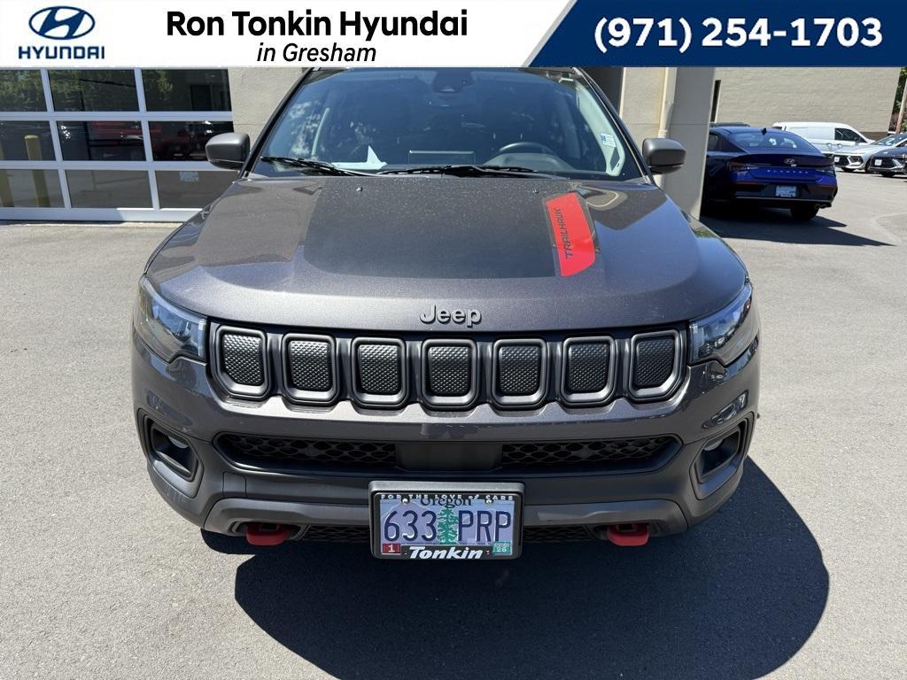 used 2022 Jeep Compass car, priced at $23,817