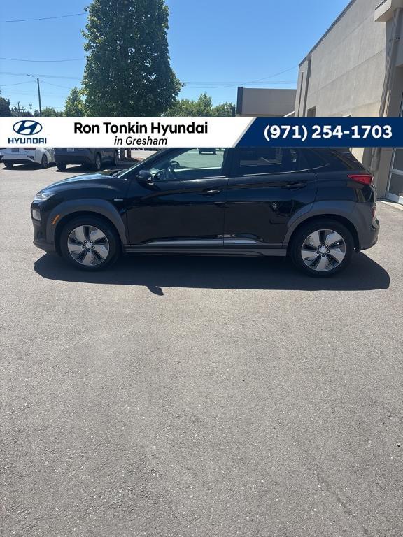used 2019 Hyundai Kona EV car, priced at $16,750