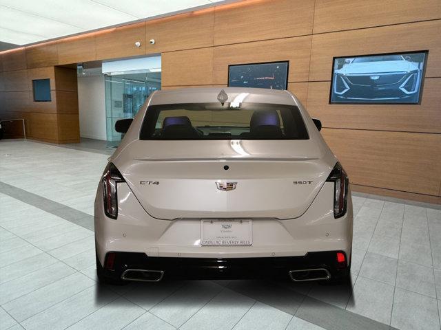 new 2025 Cadillac CT4 car, priced at $49,090