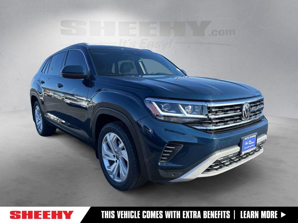 used 2021 Volkswagen Atlas Cross Sport car, priced at $22,500