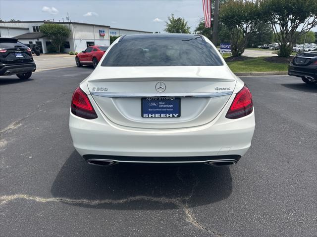 used 2019 Mercedes-Benz C-Class car, priced at $21,750