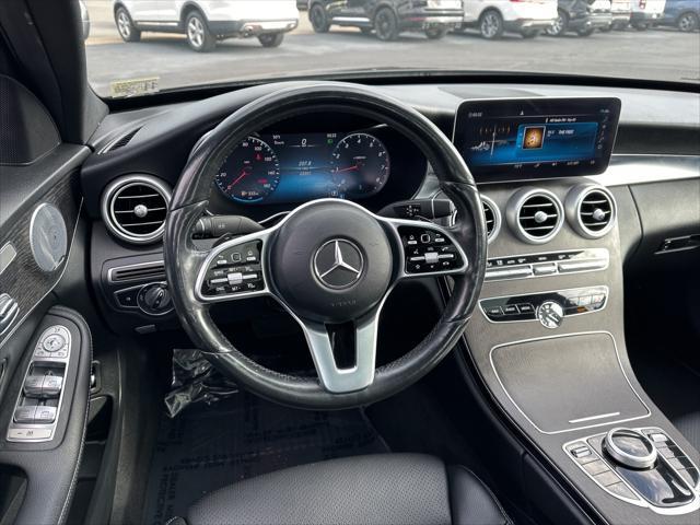 used 2021 Mercedes-Benz C-Class car, priced at $22,500