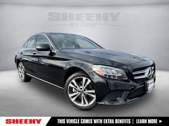 used 2021 Mercedes-Benz C-Class car, priced at $22,500