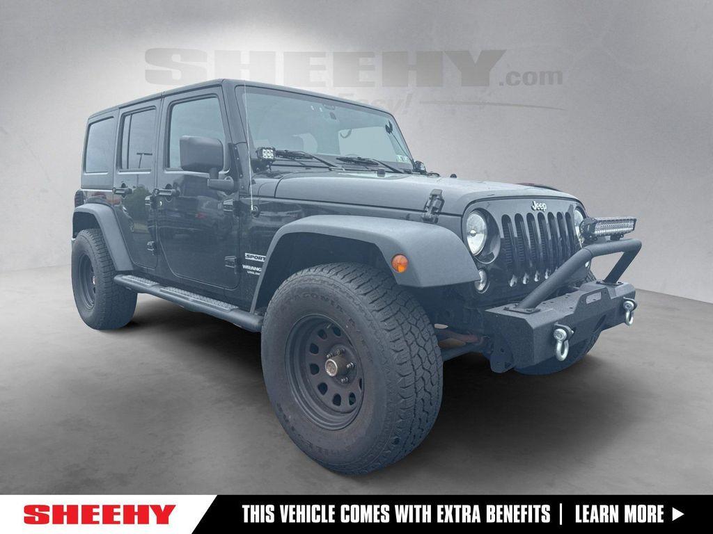 used 2017 Jeep Wrangler Unlimited car, priced at $20,950