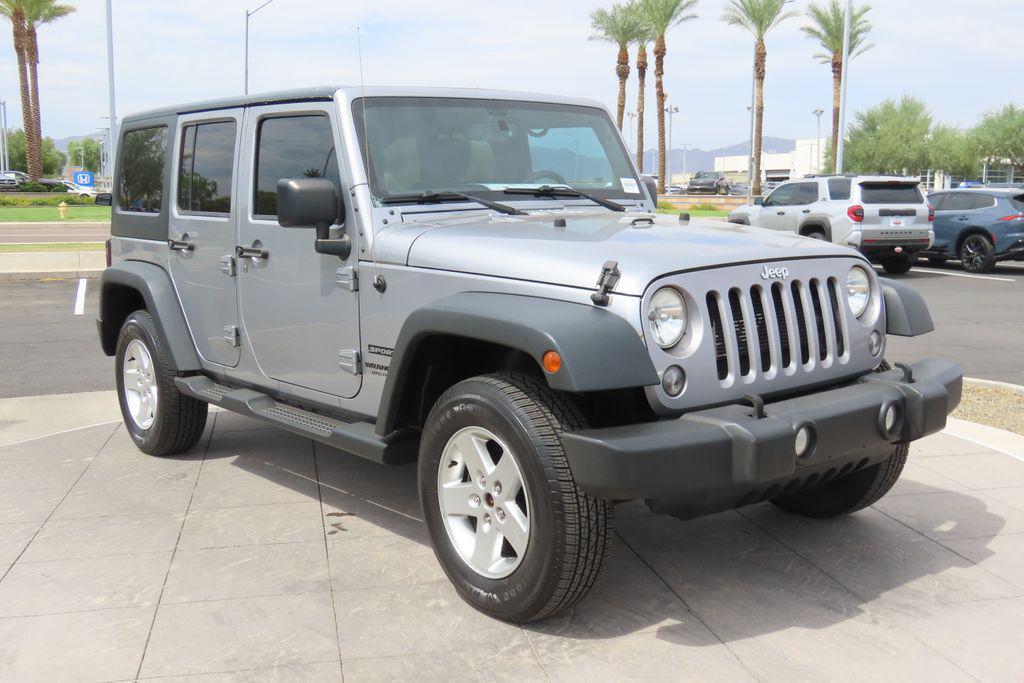 used 2015 Jeep Wrangler Unlimited car, priced at $15,447