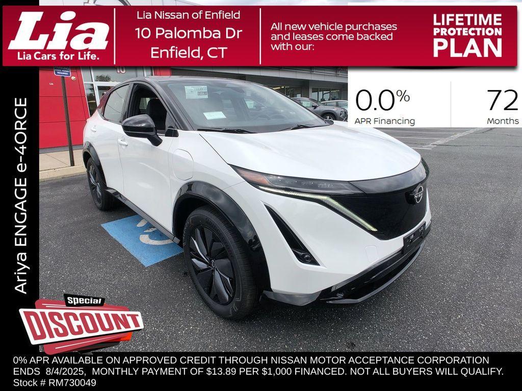 new 2024 Nissan ARIYA car, priced at $28,750