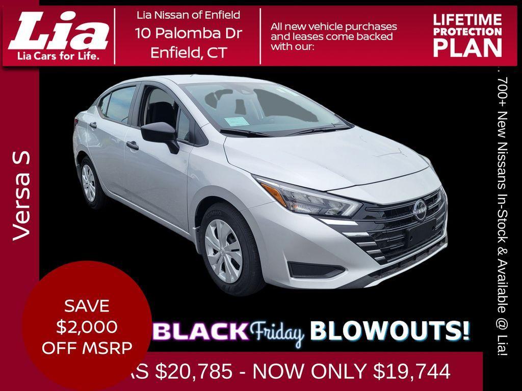 new 2025 Nissan Versa car, priced at $19,744