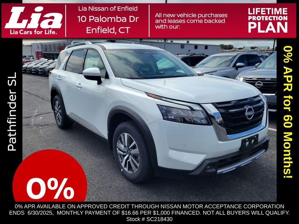 new 2025 Nissan Pathfinder car, priced at $45,593