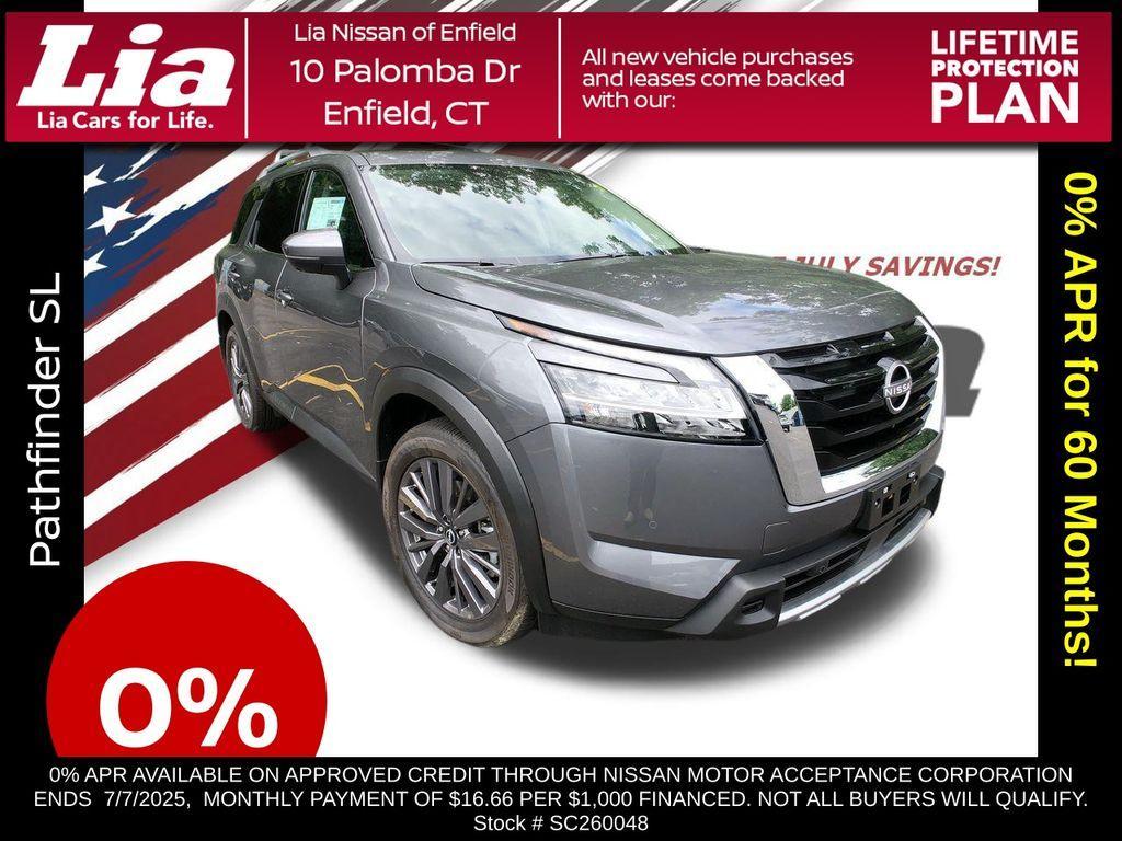 new 2025 Nissan Pathfinder car, priced at $46,921