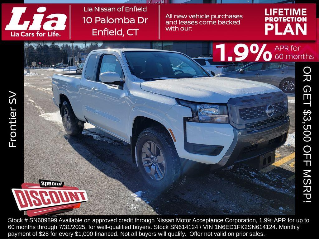 new 2025 Nissan Frontier car, priced at $35,855