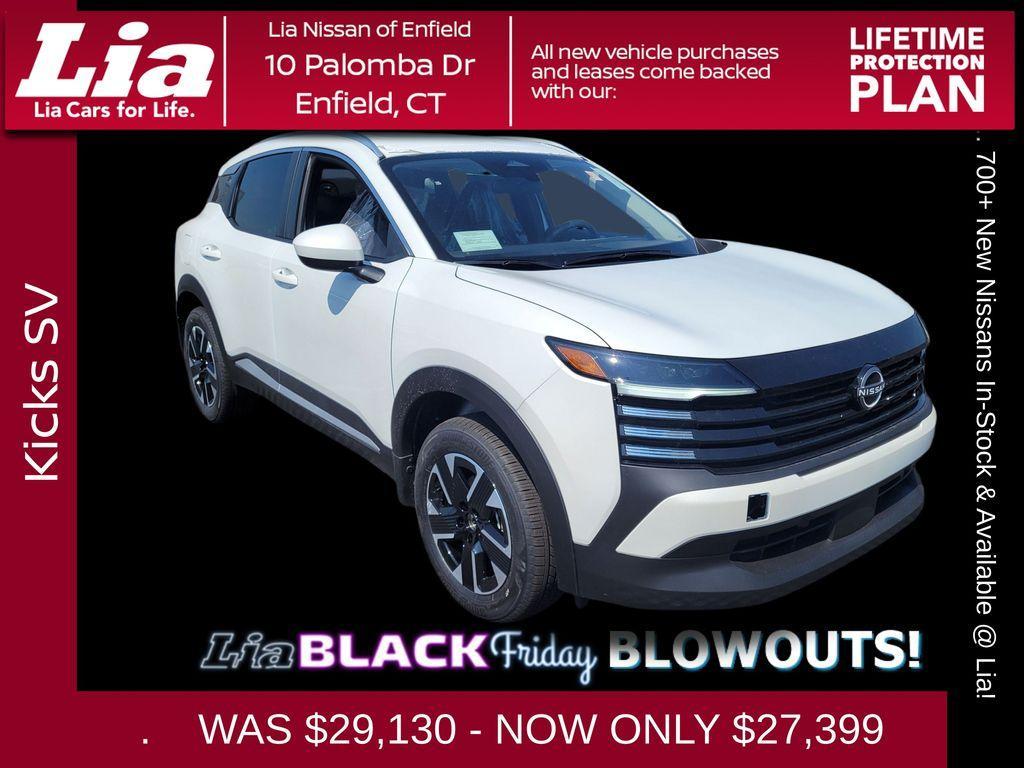 new 2025 Nissan Kicks car, priced at $27,399