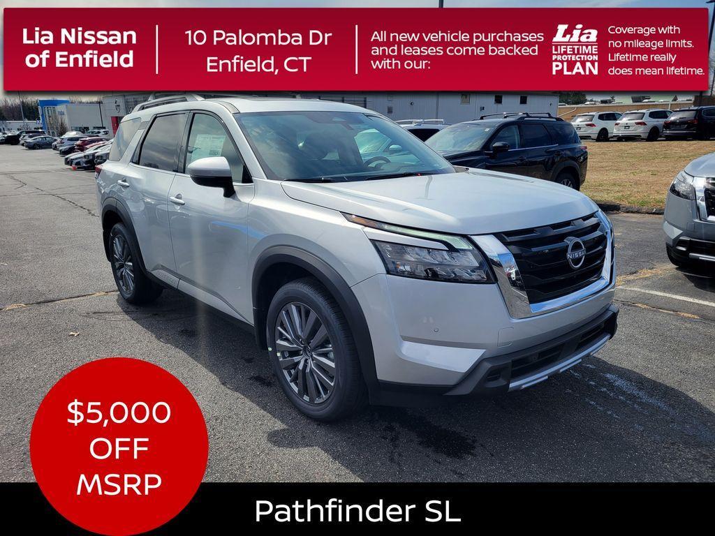 new 2025 Nissan Pathfinder car, priced at $49,555